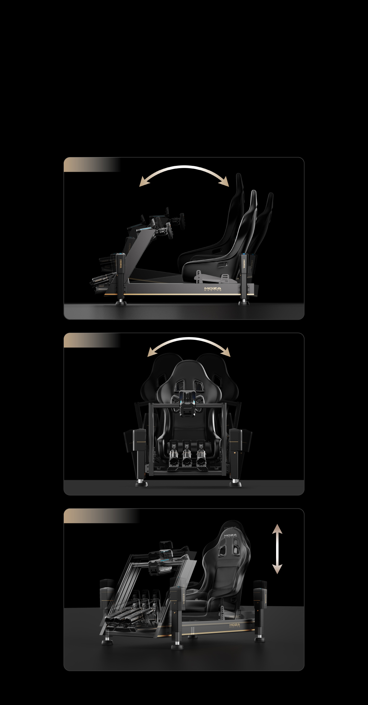 Moza HMA150 Motion System Ruchu - 3 ways of freedom